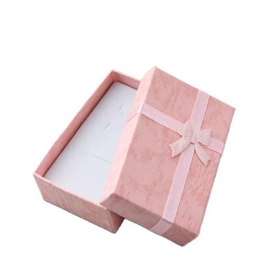 China Gift & Hot Sale Craft Jewelry Packaging Gift Box Bow Wrapping Box Gift Packing Case Logo Printing Luxury Custom for sale