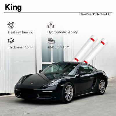 China Car Wrapping Film Clear 7.5mil PPF 1.52*15m/roll Film Car Paint Protection for sale