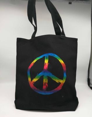 China Recyclable Popular Size Recycled Cotton Shopping Bag for sale