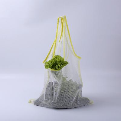 China Reclycled RPET Mesh Bag Durable Fruit Vegetable for sale