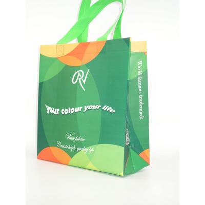 China Eco - Friendly Ultrasonic Reusable Recycled Non Woven PP Non Woven Shopping Bag for sale