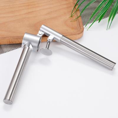 China Multifunctional Cheap Viable Garlic Peeler Presser Stainless Steel Kitchen Utensils Garlic Press Grinding for sale