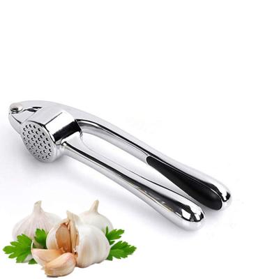 China Amazon Sustainable Success 2021 Multifunctional Premium Cooking Tools Kitchen Instrument Crush Stainless Steel Handle Zinc Alloy Garlic Press for sale