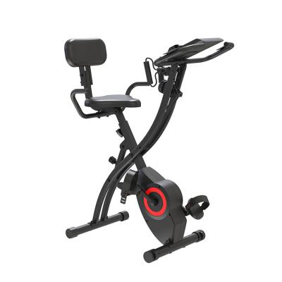 China Wholesale Universal New Design X-Bike Home Stationary Indoor Home Stationary Folding Magnetic Exercise Bike Magnetic Exercise Bike With Desk for sale