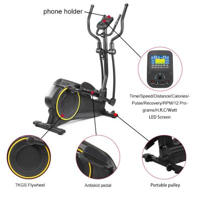 China Custom 2021 Custom Home Trainer Wholesale Commercial Elliptical Smooth Cross Cross Trainer Elliptical Trainer Bike for sale