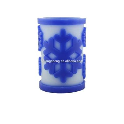 China Holiday Carving Led Flameless Christmas Candle Light for sale