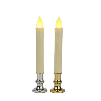 China Competitive Price Flameless Led Flameless Church Battery Taper Long Candles for sale