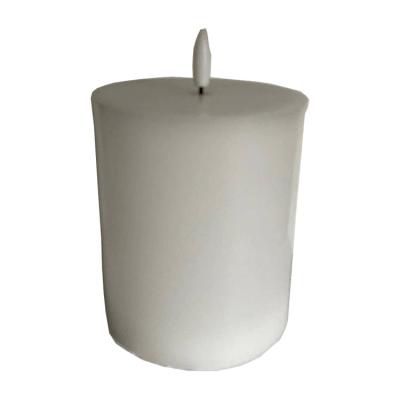 China Plastic LED Wax& Flameless Bullet Candle Light 10cm x 12cm 4x5 for sale