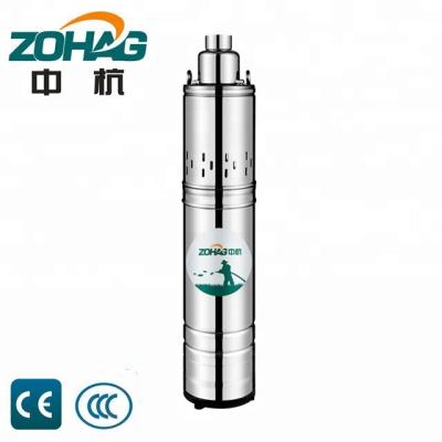 China Small Mini Electric Submersible Screw Pump 0.5HP Stainless Steel Deep Well Water Pump for sale