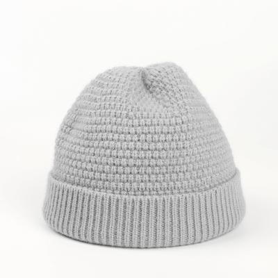 China COMMON custom knitted hat for women Autumn winter mohair owner hat adjustable bowler skin hat for men for sale