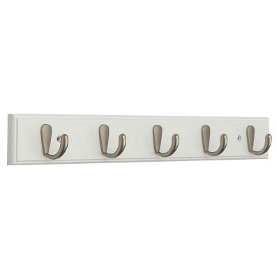 China Modern Simple Durable Coat Rack Hanger Wall Mounted Head Hat Rack With Hooks, 5 Hooks for sale