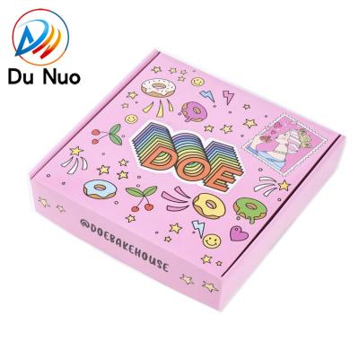 China Best Selling Personalized Custom Recycled Materials Logo Shipping Express Box Bra Bangs Airplane Packaging Eco-Friendly Folding Box for sale