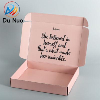 China Recycled Materials Wholesale Custom Logo Kraft Paper Folding Packing Crate Postal Express Corrugated Airplane Box for sale