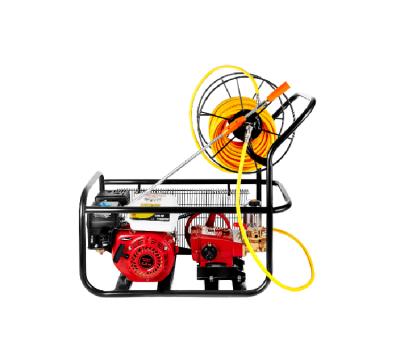 China Agrictutre good quality stationery 5.5HP motor plunger pump sprayer with 50M hose for agro for sale