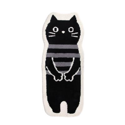 China Cat Design Mats For Home Ready Made Door Anti Slip Rug Washable European Kids Area Rugs Style Mats Mats for sale