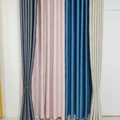 China OEM ODM European Blackout Blackout 100% Polyester Hotel Blackout Curtain For Living Room Bedroom for sale