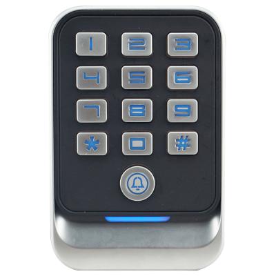 China Metal Case Rfid Card Access Control Waterproof Keypad Waterproof/Waterproof Standalone Door Auto Keypad With 2000 Users for sale