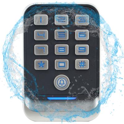 China Metal Keypad IP67 Door Entry Security RFID Control Systems Card Keypad Reader Standalone Door RFID Waterproof/Waterproof Access Control for sale