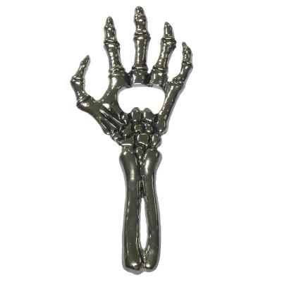 China Halloween Wine Bottle Opener Hand Viable Skeleton Bottle Opener for sale