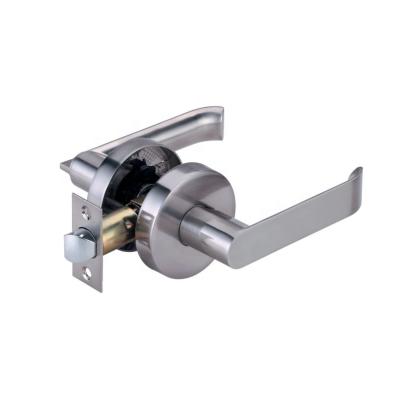 China Hotel/Home/School/Office ANSI Standard Grade Heavy Duty 3 Leverset Lock With Round Rosette And Square Lever Door Lock for sale