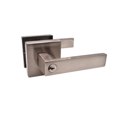 China Zinc Alloy Hotel/Home/School/Office Sliding Door Leverset Lock Door Room Grade 3 ANSI Standard Lock With Handle for sale