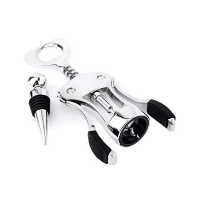 China Sustainable Premium Wine Corkscrew And Wine Stopper Set for sale