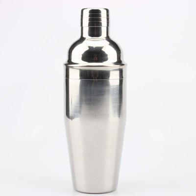 China Stainless Steel Cocktail Shaker Martini Shaker Food Grade Metal 24 Ounce Shaker Bar Tools (750ml) for sale