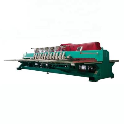 China Garment Shops 2020 Hot Sale Multi Heads High Speed Lace Computerized Embroidery Machine With Glass Table for sale