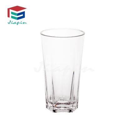 China Modern Clear Reusable Perfect Color Beer Drinkware Plastic Beer Tumbler Tall Water Mugs for sale