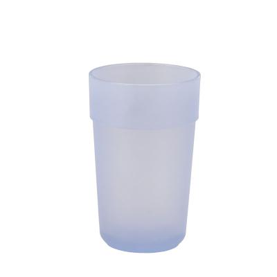 China 12oz pp modern unbreakable reusable plastic water cup for sale