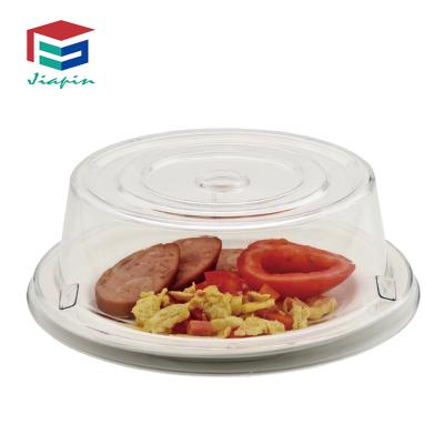 China Sustainable Hot Sale Plastic Stackable Round Food Cover Dish Cover With High Quality for sale