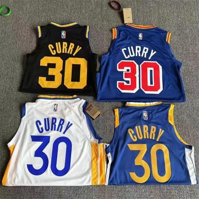 China Antibacterial wholesale cheap curry jersey city edition hot-pressed jersey no. 30 China Custom 75th 22nd Anniversary Season Warriors Retro for sale