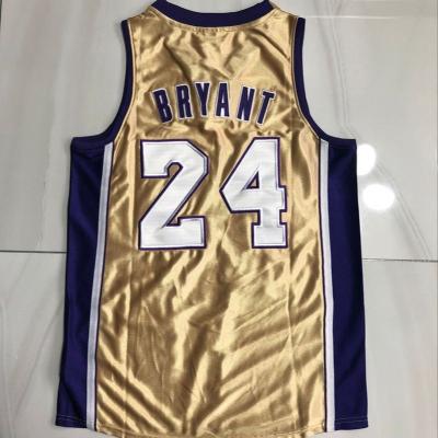 China 2020 Antibacterial American Hall of Fame Kobe Jersey Bulls Players Basketball Commemorative Edition Gold no. 24 Kobe Purple Kobe for sale