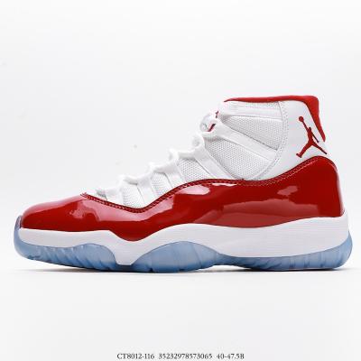 China Hot Selling Nike Basketball Shoes Nike Men Red Color Nike Brand Air Jordan 11 Sneaker 2021 Style Retro Sports Shoes High Top Shoes Sneakers for sale