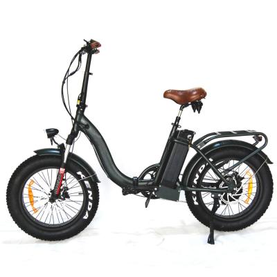 China 500w alloy ebike aluminum folding electric bike for sale 20 inch fat tire electric bike for sale