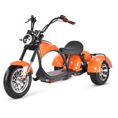 China Fat Tire Electric Scooter Tricycle Steel Electric Scooter 3 Wheel Electric Scooter With Removable Battery for sale