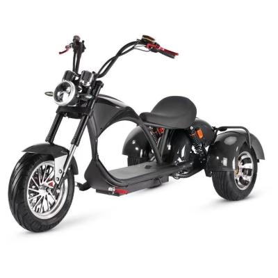 China 2000W Motor 60V 20Ah Lithium Battery Harleye Citycoco Steel Brushless Electric Scooter With Three Wheels for sale