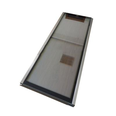 China Wine Cooler Factory Customized Aluminum Frame Heated Freezer Glass Door For Wine Cooler for sale