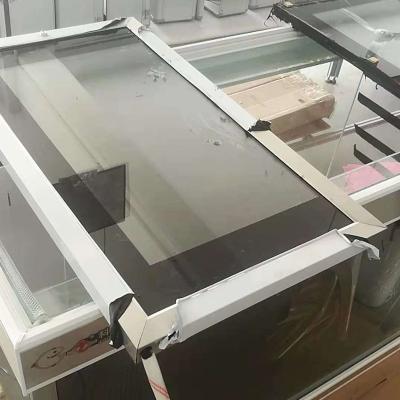 China High Quality Big LCD Aluminum Frame Fridge Door With Transparent LCD Display for sale