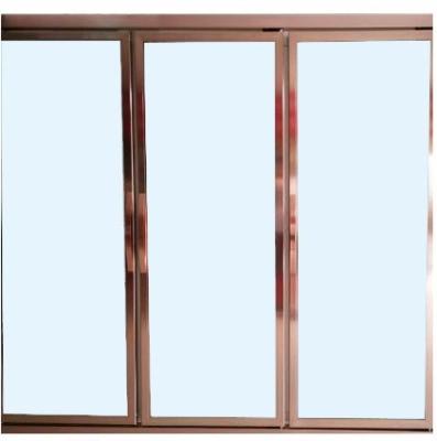 China Hot Sale Commecial Refrigeration Supermarket Fridge Transparent Glass Door For Cold Room for sale