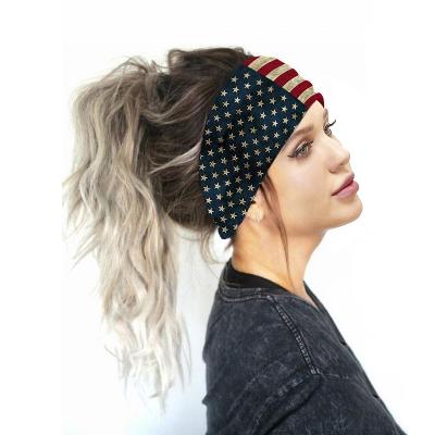 China Sunshading USA Brand Multifunctional Headscarf Youth Sports Yoga Outdoor Gym Sports Wide Headband Women Men for sale