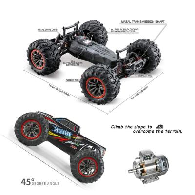 China 1/10 2.4G 4WD 46km/h Car 1/10 High Speed ​​RC Model Cars Waterproof Racing Toys xinlehong 9125 RC Short Program VS S920 9145 for sale