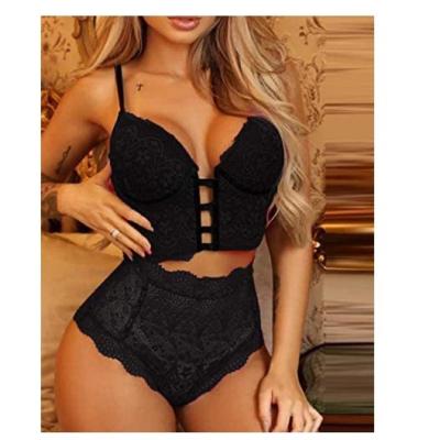 China Wholesale High Quality Women Lingerie Fashion Sexy Super-elastic Lace Breathable Women Lingerie Set Underwear for sale