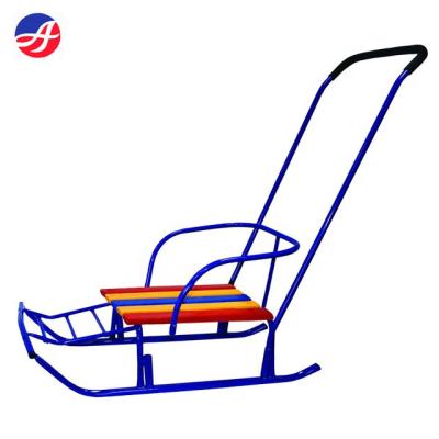 China 2022 hot sale metal and wooden sled for kids SB-Sled-22 for sale