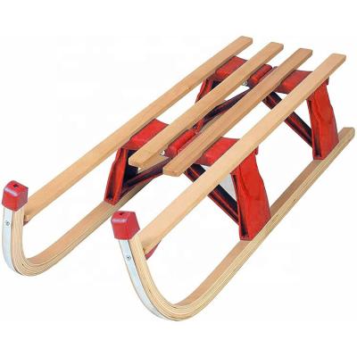 China Foldable Snow Sled For Adult Wooden 80/90/100/110CM for sale