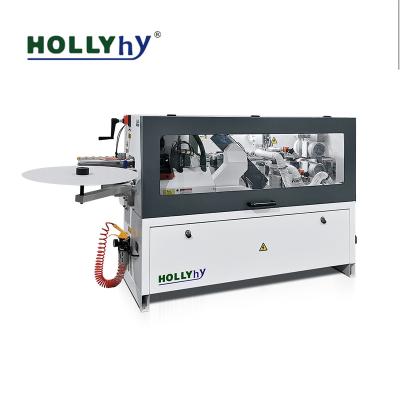 China Building Material Shops Hollyhy HY35S Fully Automatic Woodworking Furniture PVC Veneer Trimming Edge Bander Machine for sale