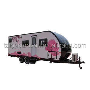 China Travel Trailer Canadian standard airstream travel trailer camping catering truck trailer for sale