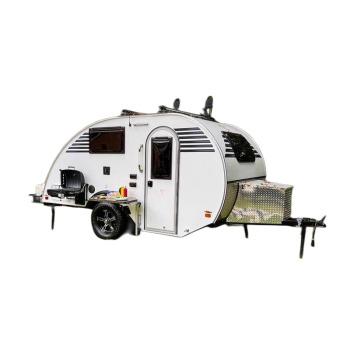 China Hot Sale Aluminum Teardrop Travel Trailer Small Mini Travel Trailer Camper Trailer for sale