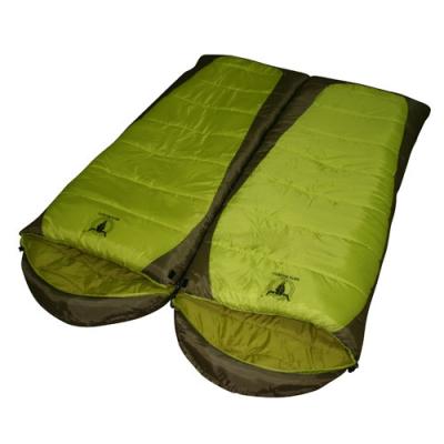 China hollow fiber sleeping bags green envelope sleeping bags  GNSB-037 for sale