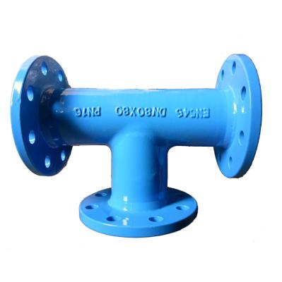 China ISO 2531 / EN 545 Water System Standard All Flange Tees for sale